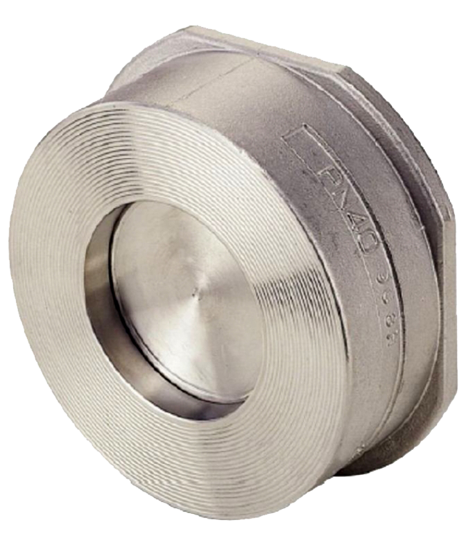 DISC TYPE STAINLESS STEEL CHECK VALVE WITH SPRING DIN 3202 К4